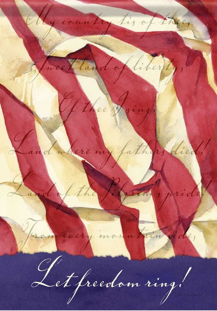 Let Freedom Ring House Flag