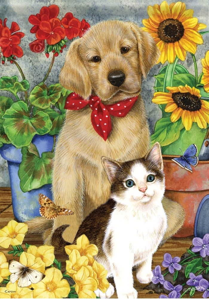 Garden Friends Garden Flag