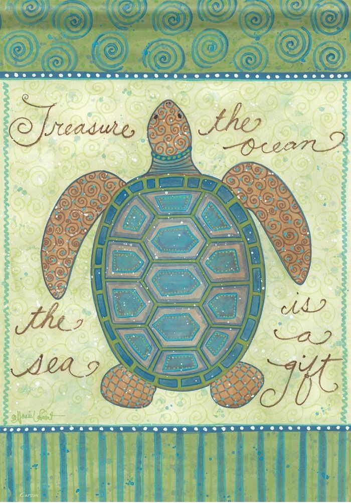 Treasure The Ocean House Flag