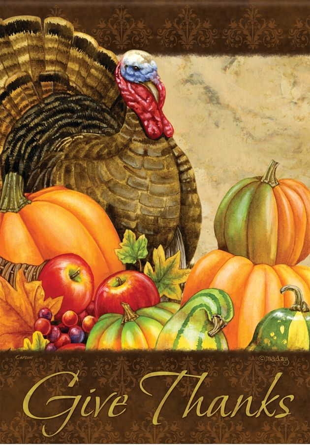 Harvest Turkey House Flag
