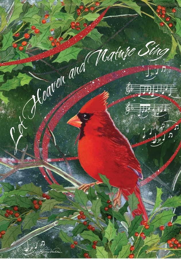 Heaven Sing Cardinal House Flag