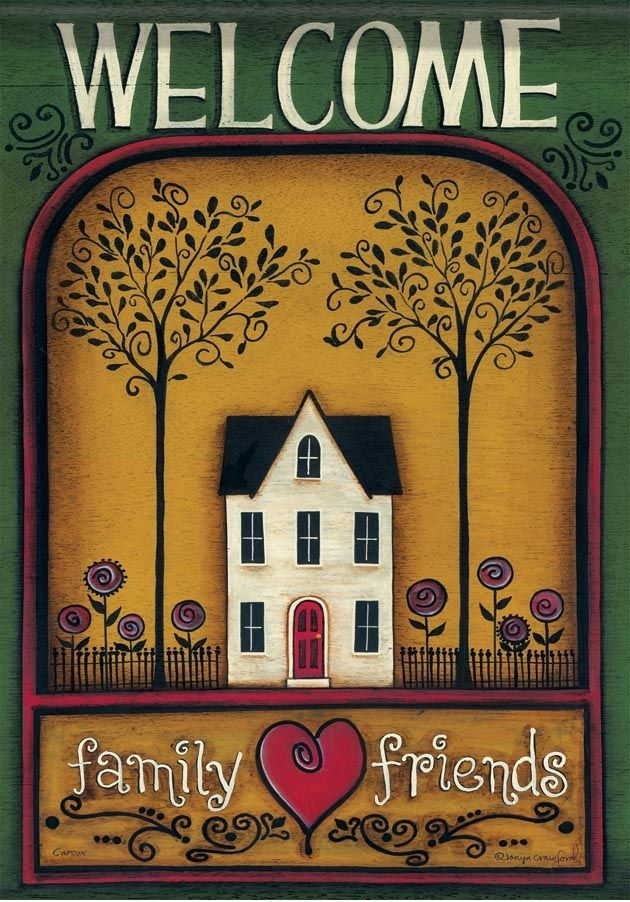 Family & Friends House Flag