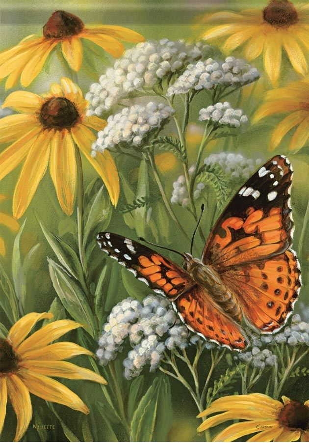 Butterfly House Flag