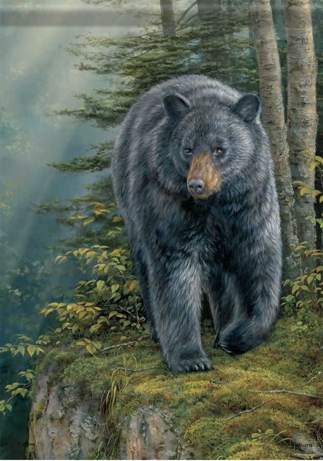 Black Bear Garden Flag