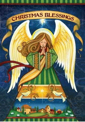 Christmas Blessings Garden Flag