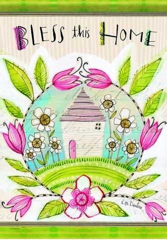 Bless This Home Garden Flag