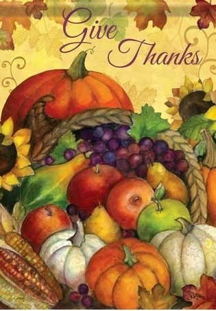 Bountiful Cornucopia Garden Flag