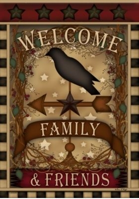 Family & Friends Garden Flag