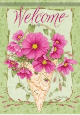 Cosmos Welcome House Flag