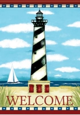 Hatteras Light Garden Flag