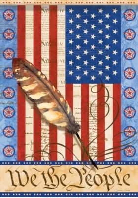 We The People Garden Flag