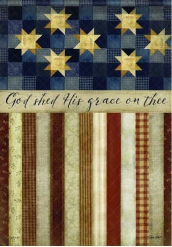 God Shed His Grace House Flag