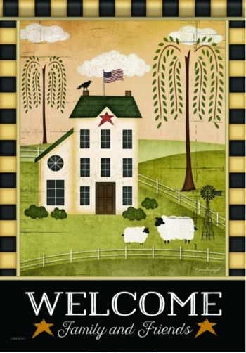 Country Welcome House Flag