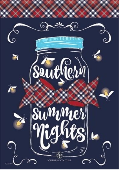Southern Summer Nights Dura Soft Garden Flag