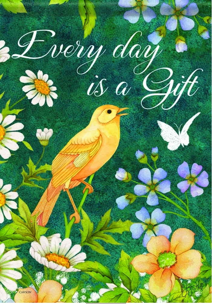 Every Day Is A Gift Garden Flag