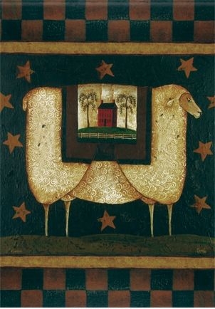 Wool Blanket Garden Flag