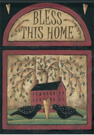 Bless Home House Flag