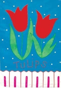 Two Tulips House Flag