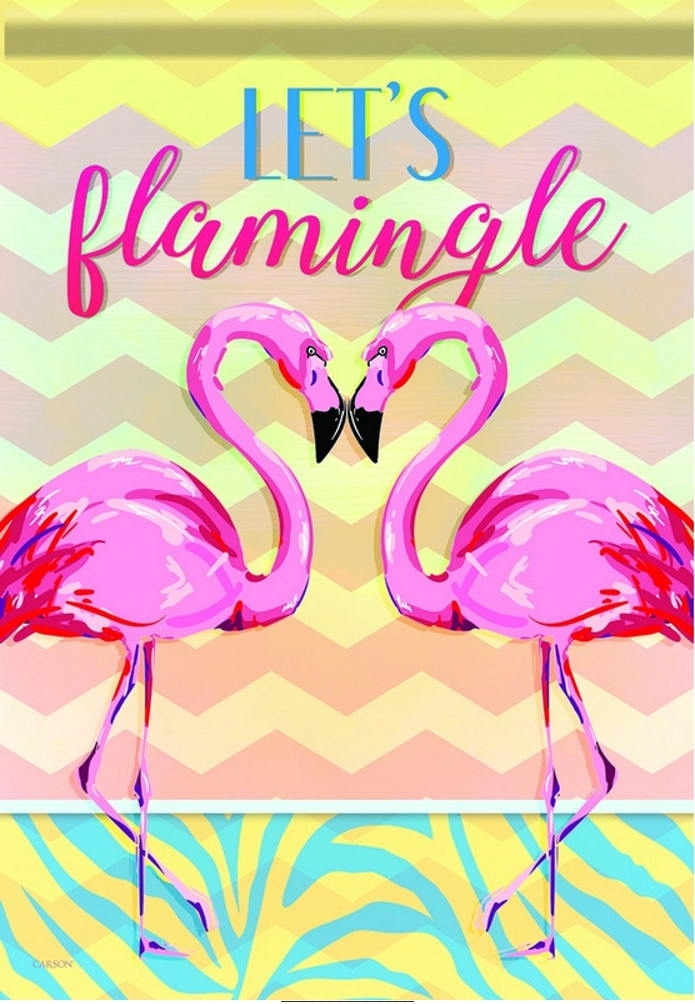 Let's Flamingle House Flag