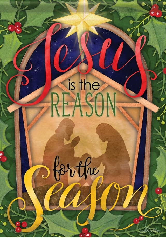 Jesus/Reason Garden Flag