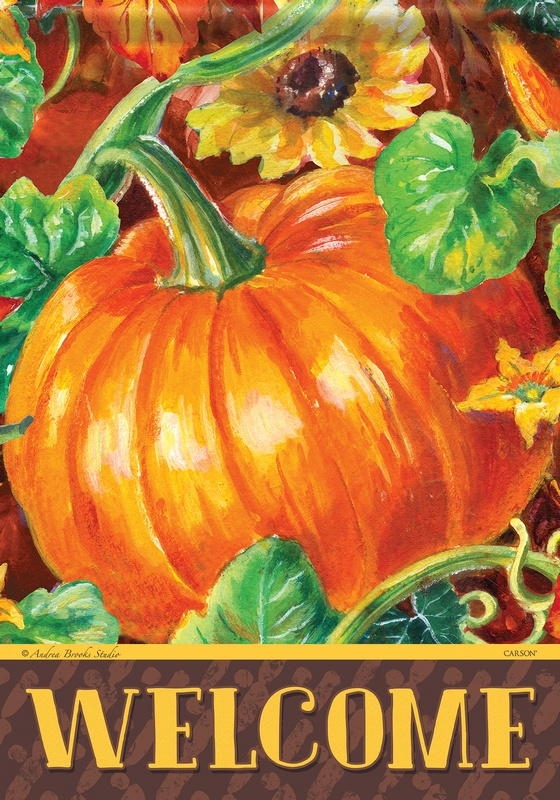 Perfect Pumpkin Garden Flag