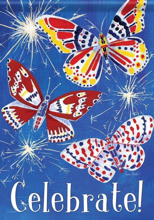 Butterfly Celebration Garden Flag