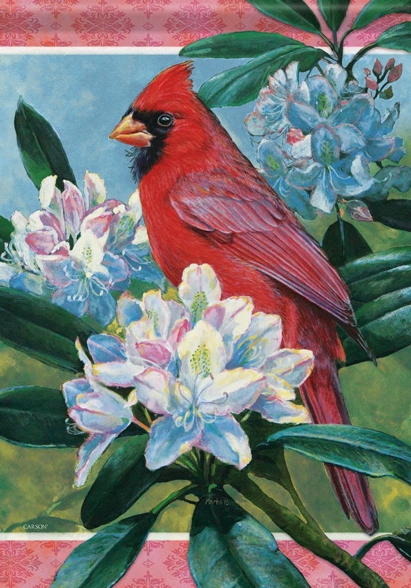 Cardinal Beauty Garden Flag
