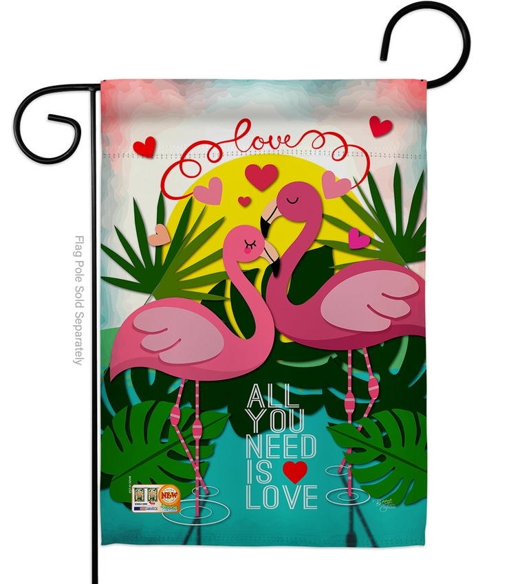 Flamingo Lover Decorative Garden Flag