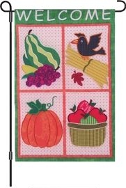 Fall Welcome Garden Flag