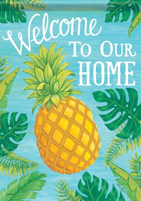 Pineapple Greetings House Flag