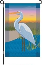 Wetland Sunset Garden Flag - 1 left