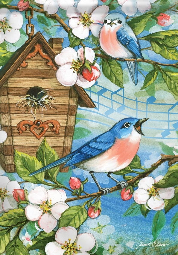 Spring Song House Flag