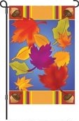 Dancing Leaves Garden Flag