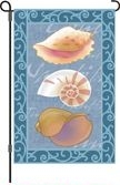 Seashell Sonata Garden Flag -1 left