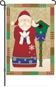 1 left - Santa's Doves Garden Flag