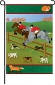 Tally Ho Horse Garden Flag - 3 left
