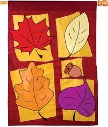 last one - Autumn Leaves House Flag