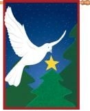 Wish Upon A Star Dove Garden Flag - 1 left