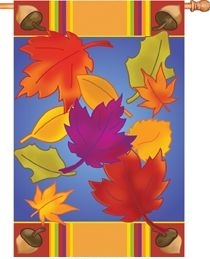 last 1 - Dancing Leaves House Flag