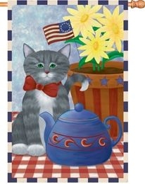 Kitty Korner House Flag