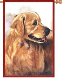 Golden Retriever House Flag - 1 left