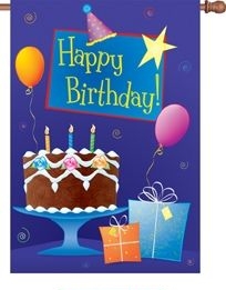 1 left - Birthday Treats House Flag