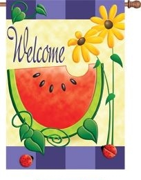1 left - Welcome Summer House Flag