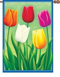 1 left - "Tulip Garden" House Flag