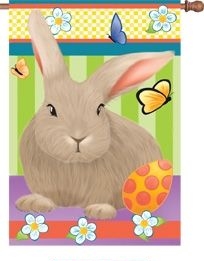 Hip Hop Bunny House Flag - 1 left