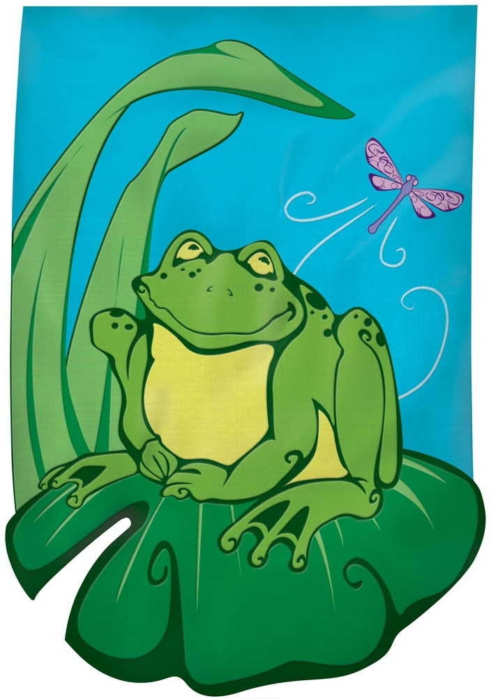 Frog Appliqu� House Flag