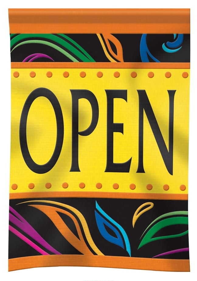Open Appliqu� Garden Flag