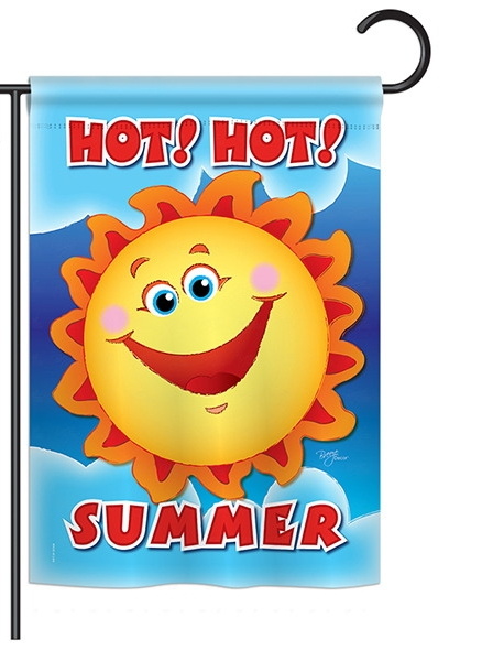 Hot Hot Summer Garden Flag