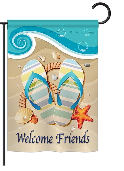 Sunny Friends Garden Flag