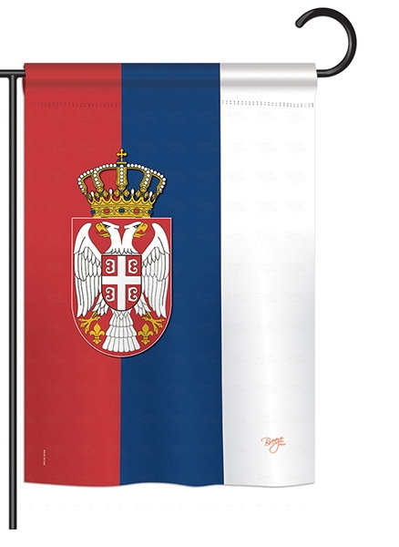 Serbia Garden Flag